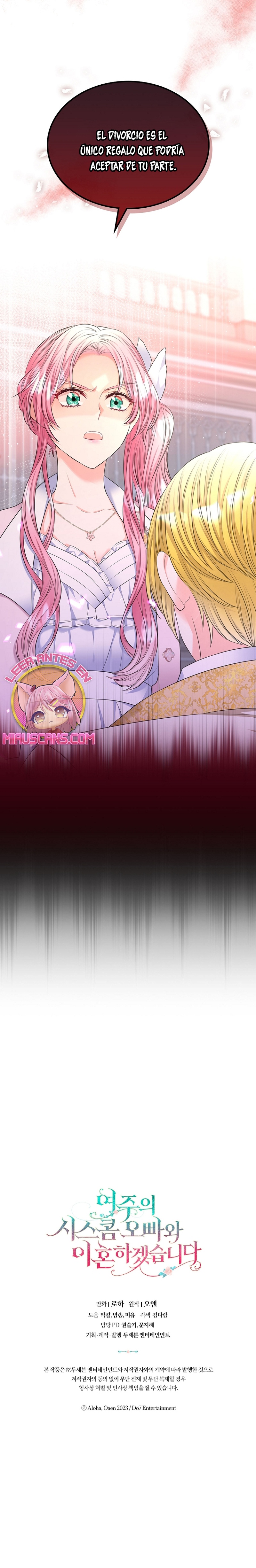 Me divorciaré del hermano Siscon de la protagonista femenina Capítulo 35 - Página 32