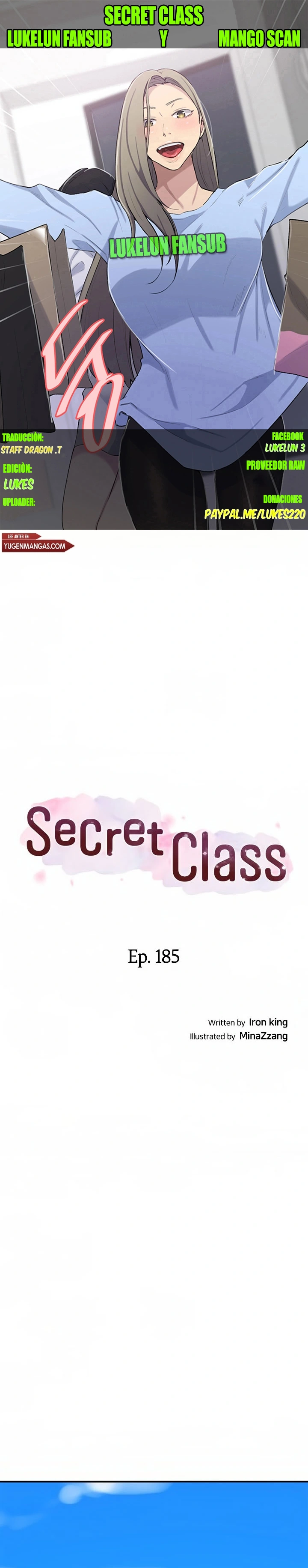 Clases Secretas Capítulo 185 - Página 1