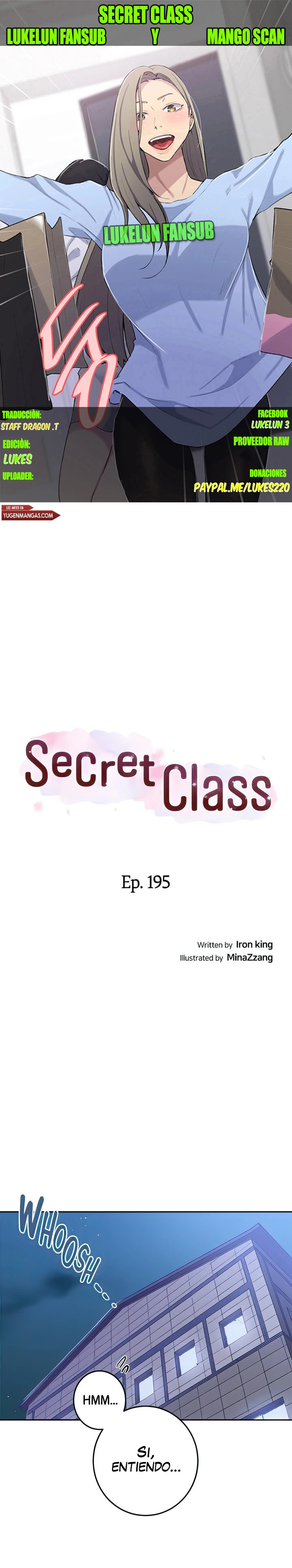 Clases Secretas Capítulo 195 - Página 1