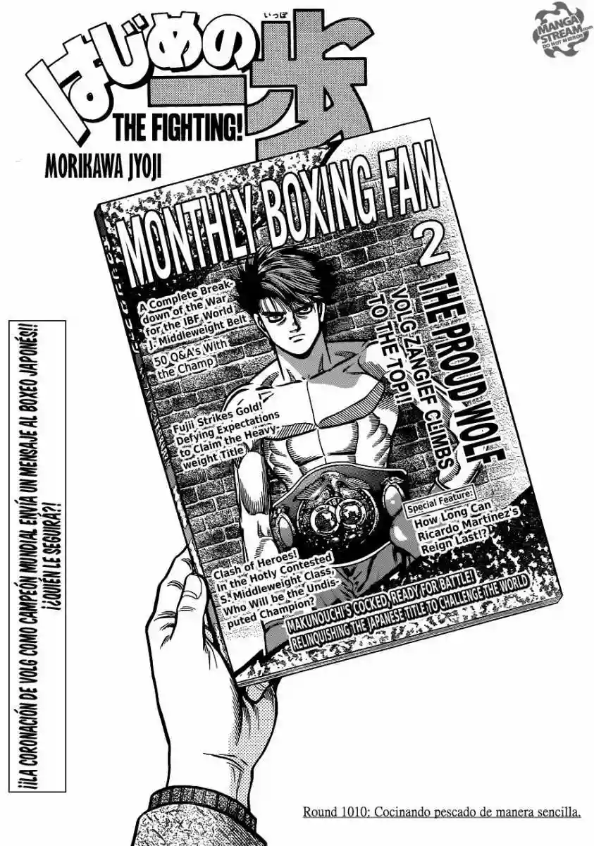 Hajime no Ippo Capítulo 1010 - Página 2