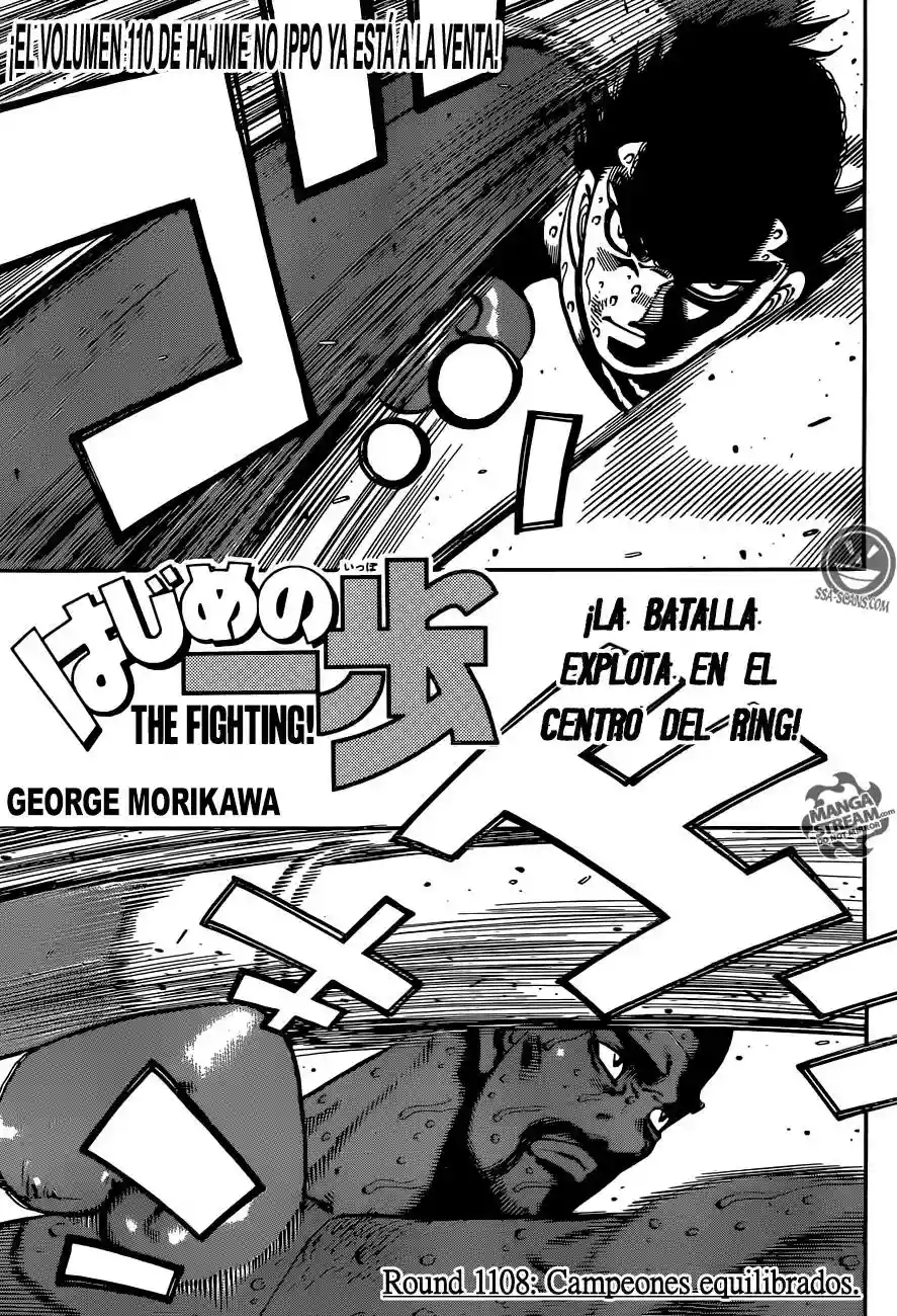 Hajime no Ippo Capítulo 1108 - Página 2
