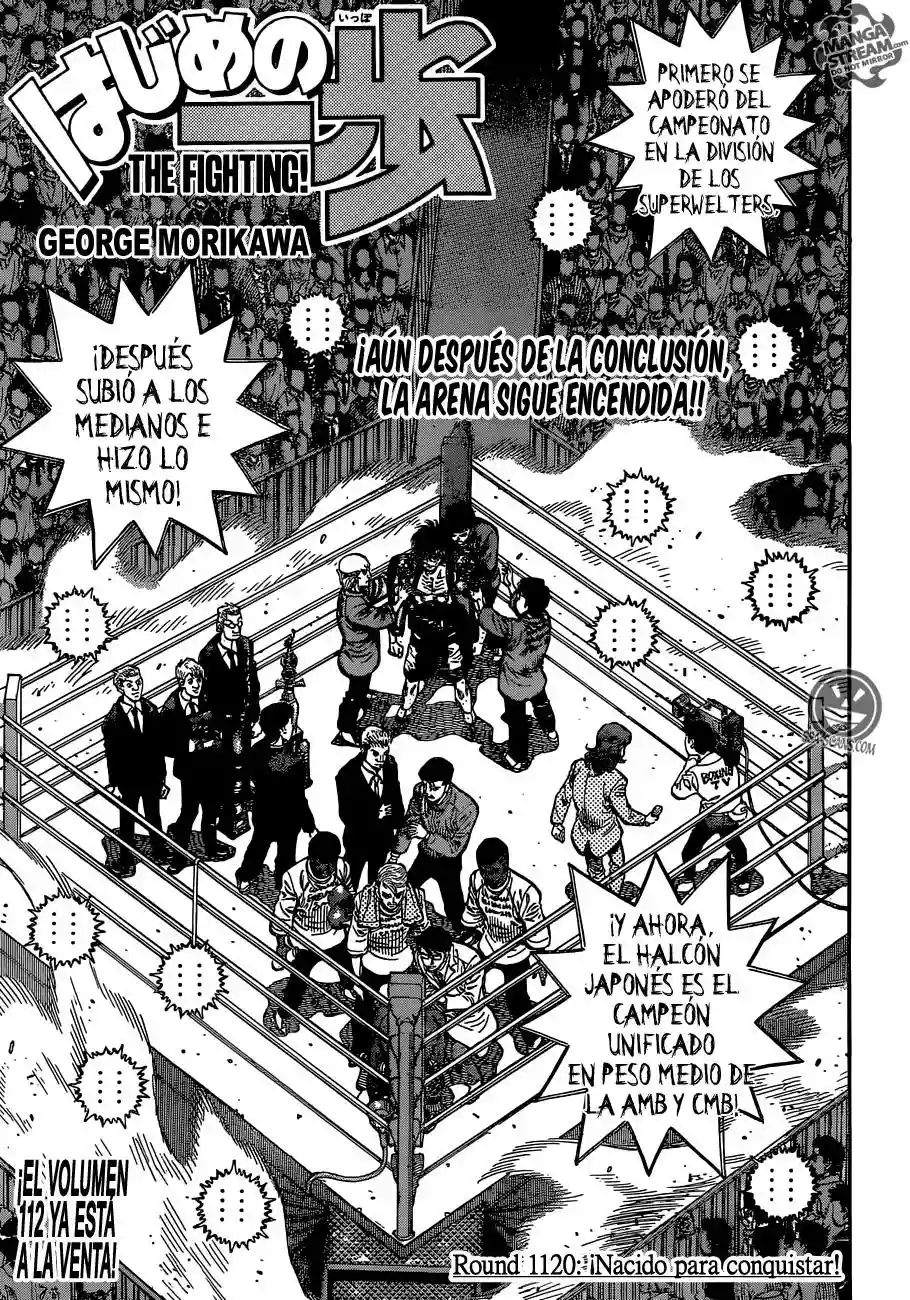 Hajime no Ippo Capítulo 1120 - Página 2