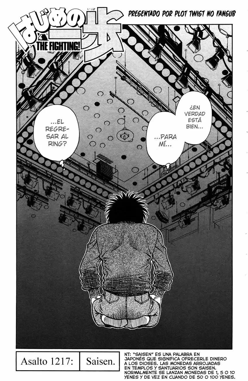 Hajime no Ippo Capítulo 1217 - Página 3