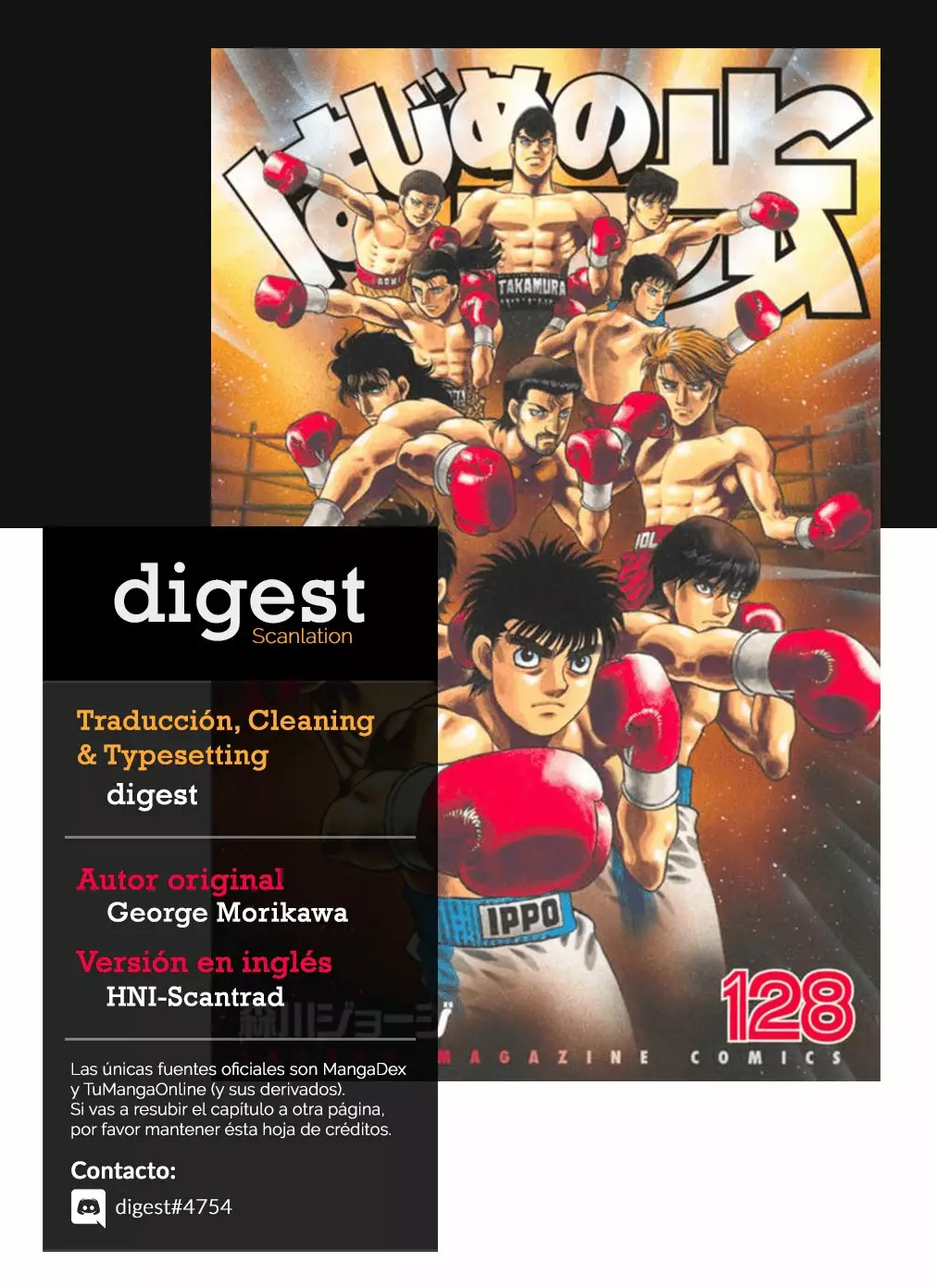 Hajime no Ippo Capítulo 1319 - Página 1