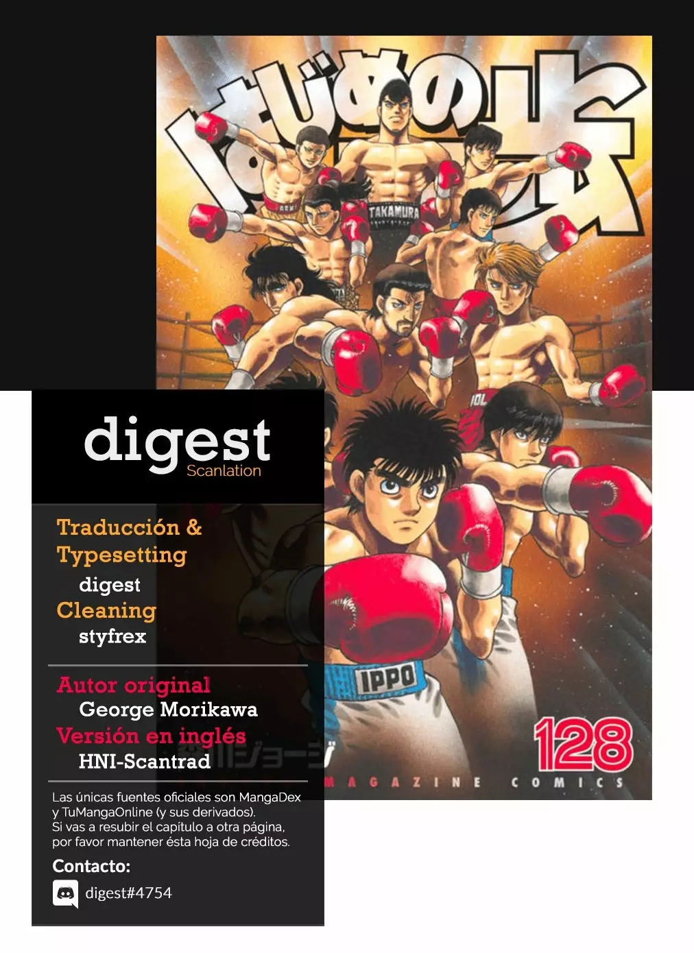 Hajime no Ippo Capítulo 1320 - Página 1