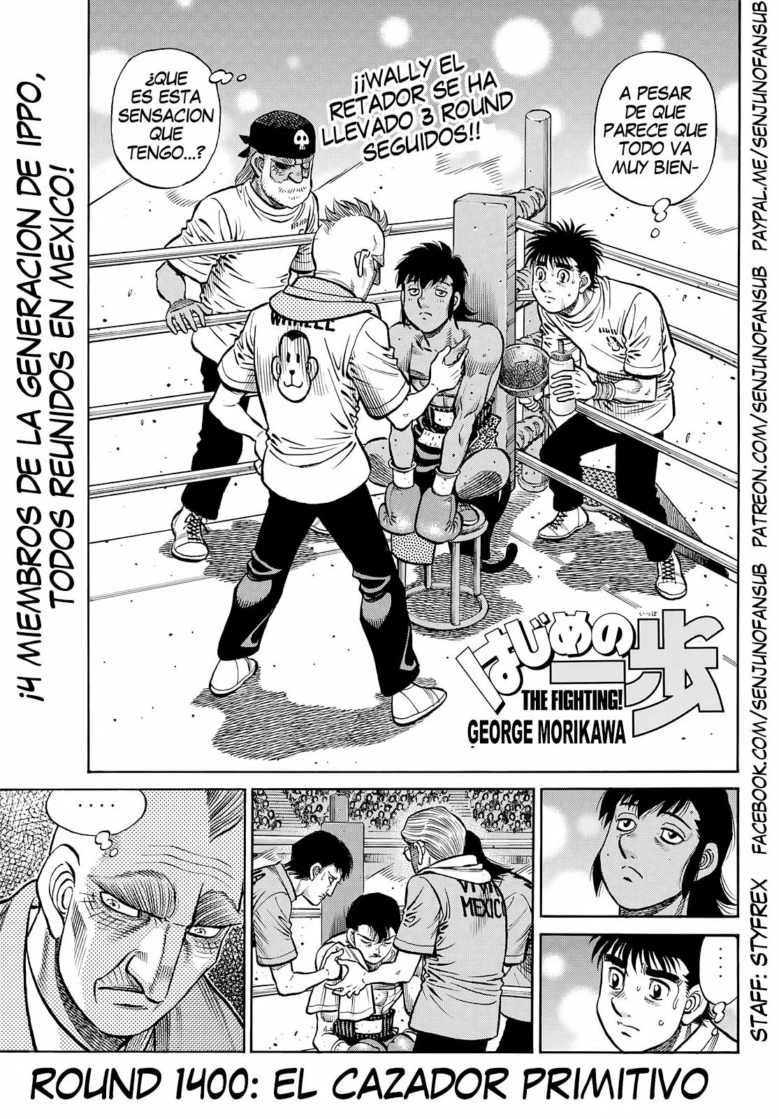 Hajime no Ippo Capítulo 1400 - Página 1