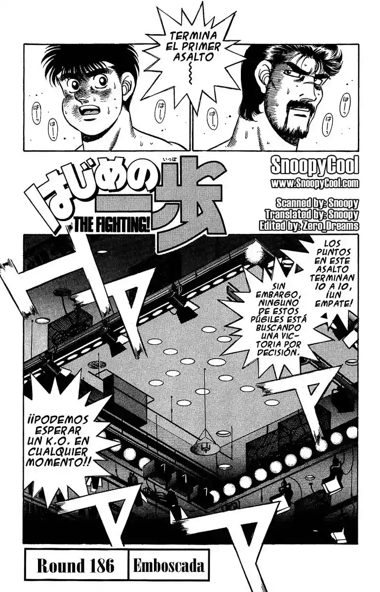 Hajime no Ippo Capítulo 186 - Página 1