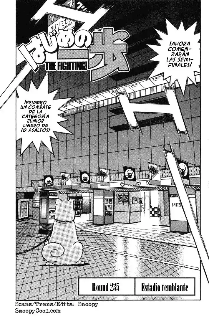 Hajime no Ippo Capítulo 235 - Página 1
