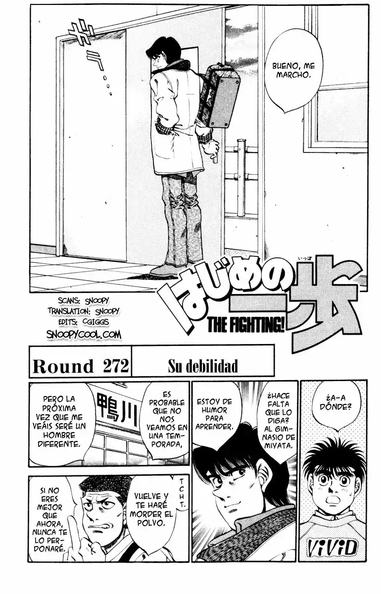 Hajime no Ippo Capítulo 272 - Página 1