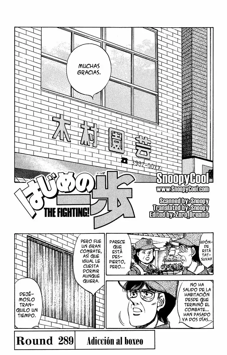 Hajime no Ippo Capítulo 289 - Página 1