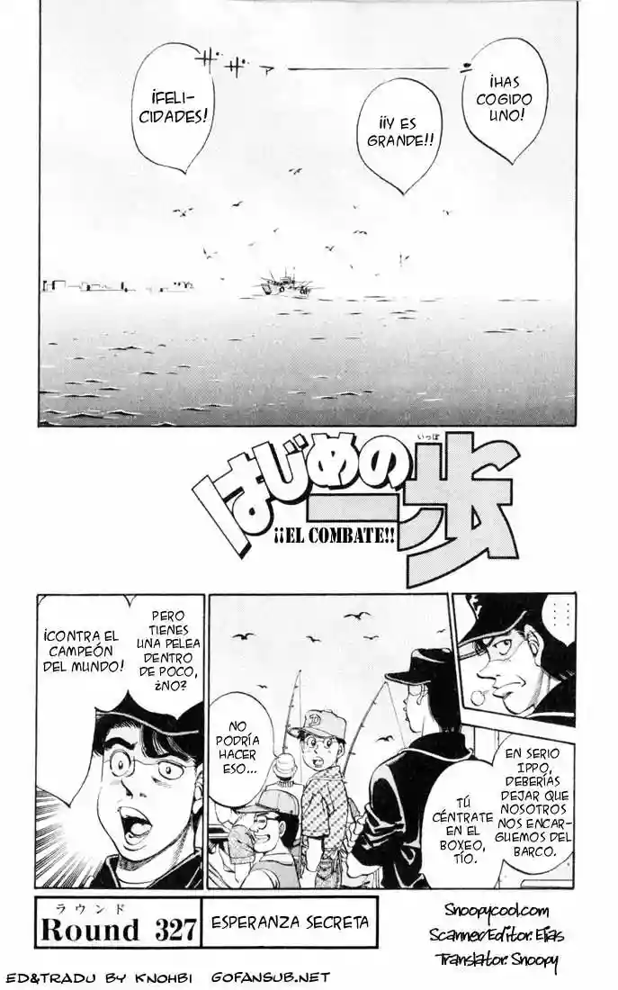 Hajime no Ippo Capítulo 327 - Página 1