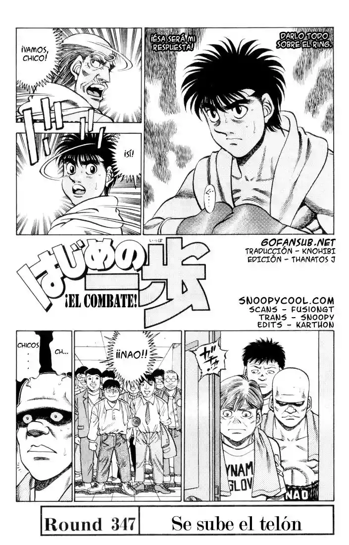 Hajime no Ippo Capítulo 347 - Página 1