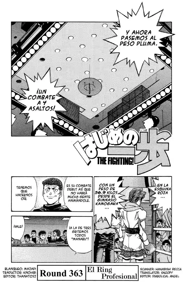 Hajime no Ippo Capítulo 363 - Página 1