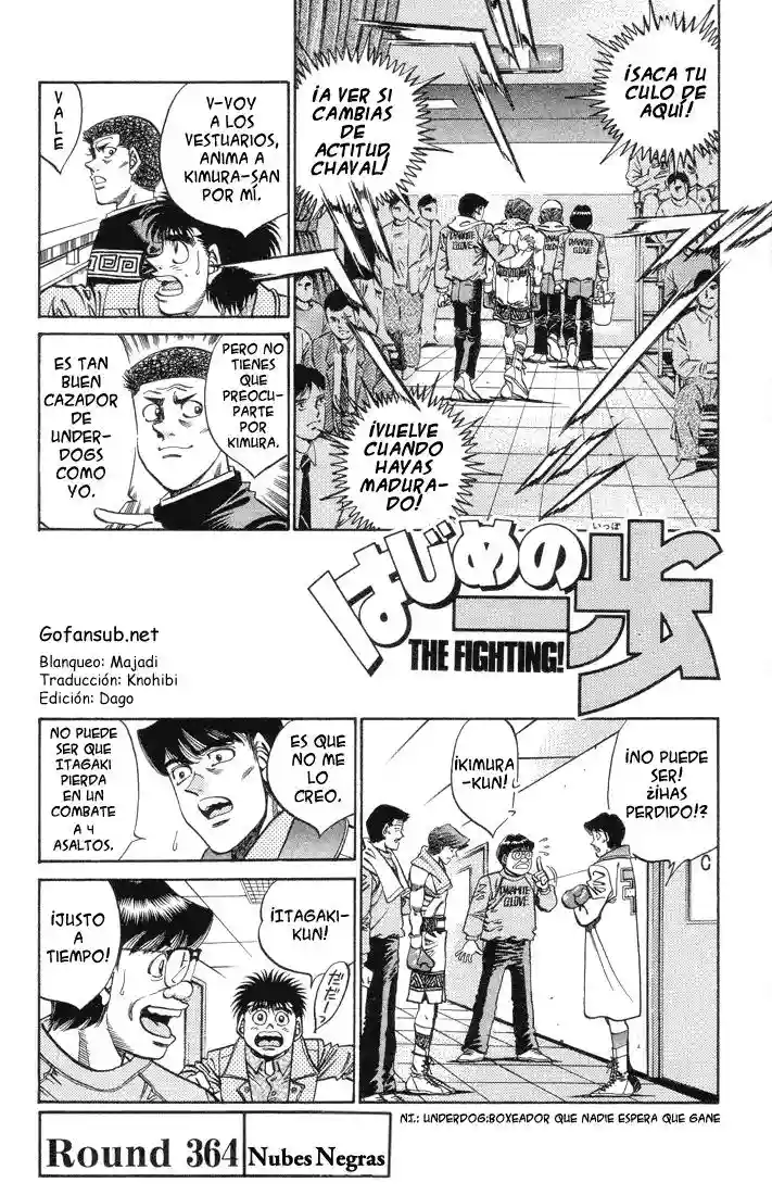 Hajime no Ippo Capítulo 364 - Página 1