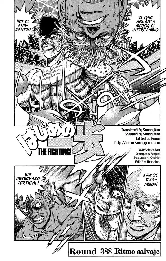 Hajime no Ippo Capítulo 388 - Página 1