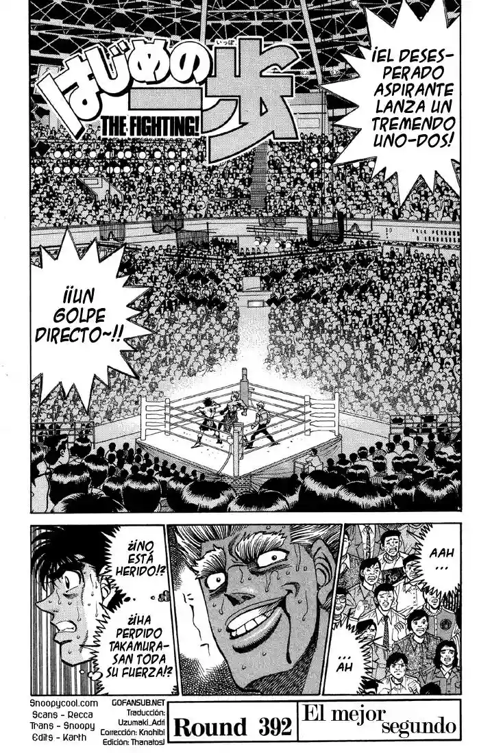 Hajime no Ippo Capítulo 392 - Página 1
