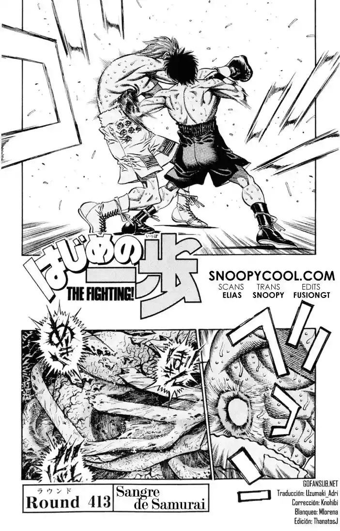 Hajime no Ippo Capítulo 413 - Página 1
