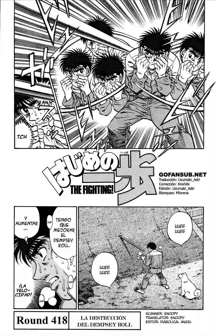 Hajime no Ippo Capítulo 418 - Página 1