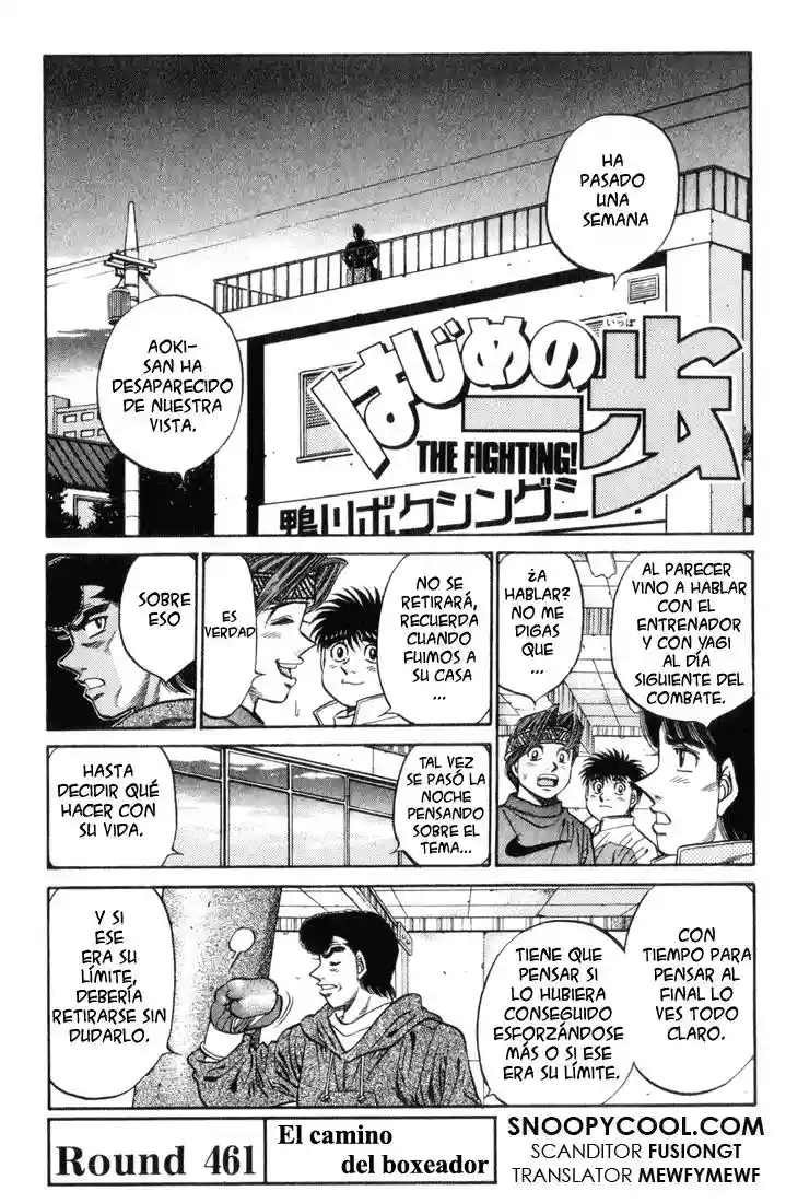 Hajime no Ippo Capítulo 461 - Página 1