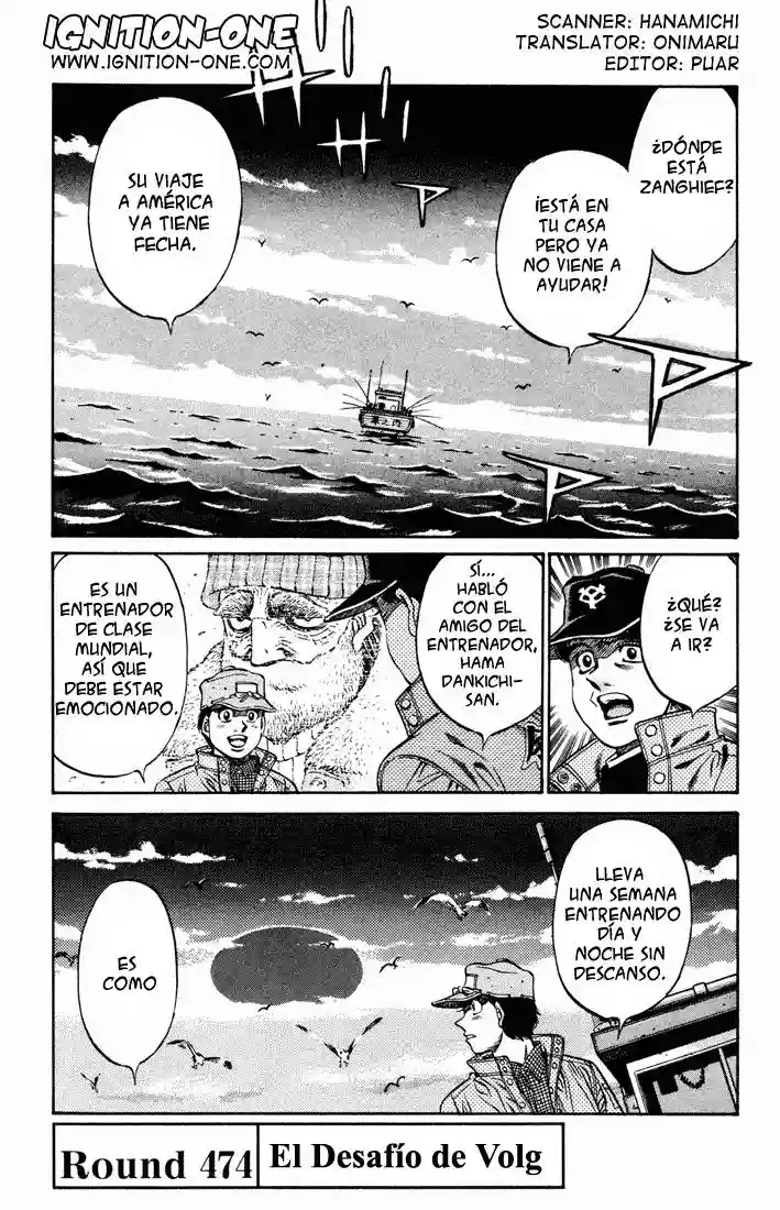 Hajime no Ippo Capítulo 474 - Página 1