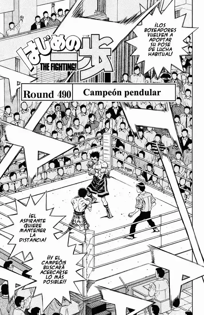Hajime no Ippo Capítulo 490 - Página 1