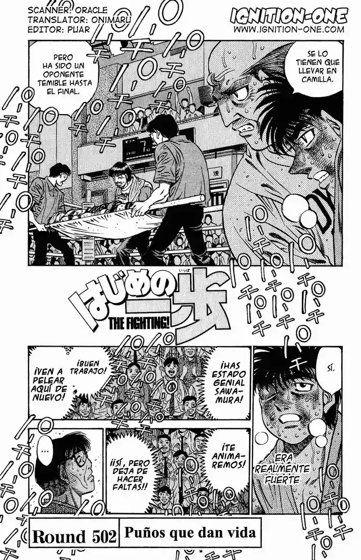 Hajime no Ippo Capítulo 502 - Página 1