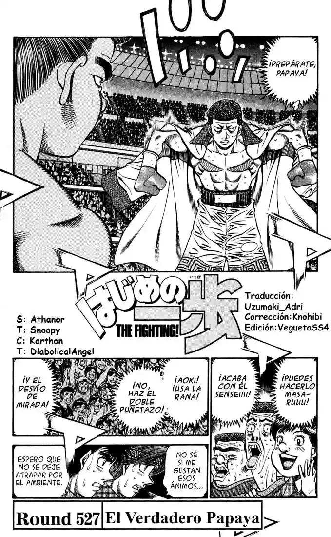 Hajime no Ippo Capítulo 527 - Página 1