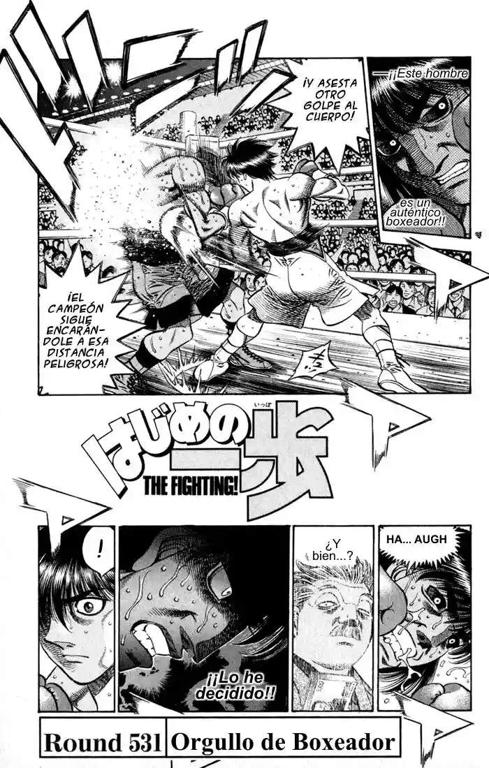 Hajime no Ippo Capítulo 531 - Página 1