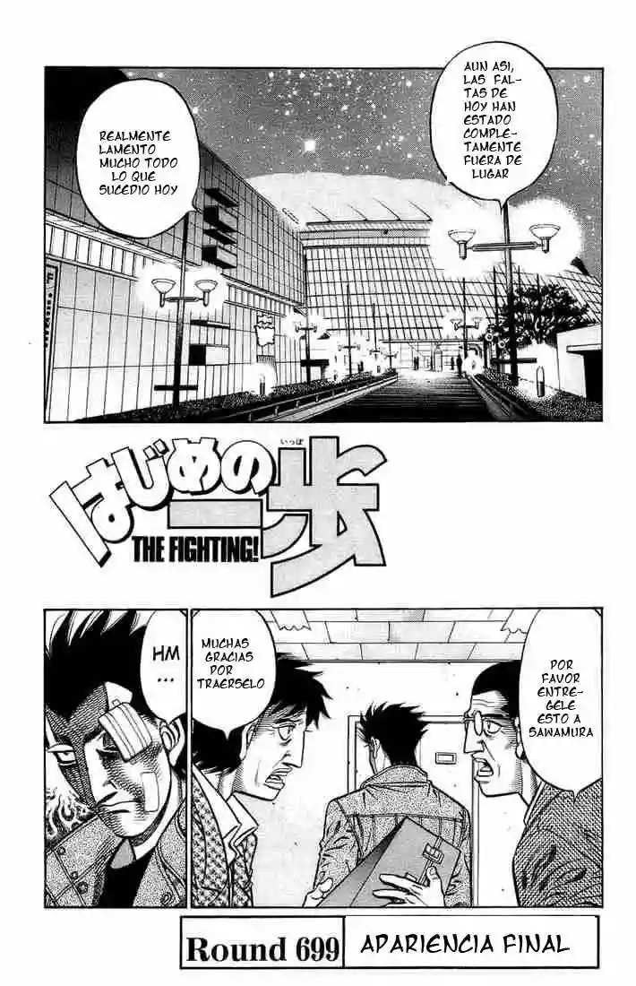 Hajime no Ippo Capítulo 699 - Página 1