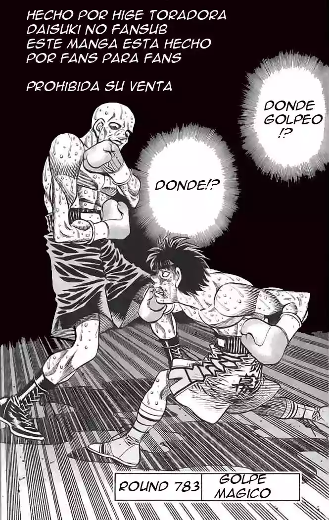 Hajime no Ippo Capítulo 783 - Página 1