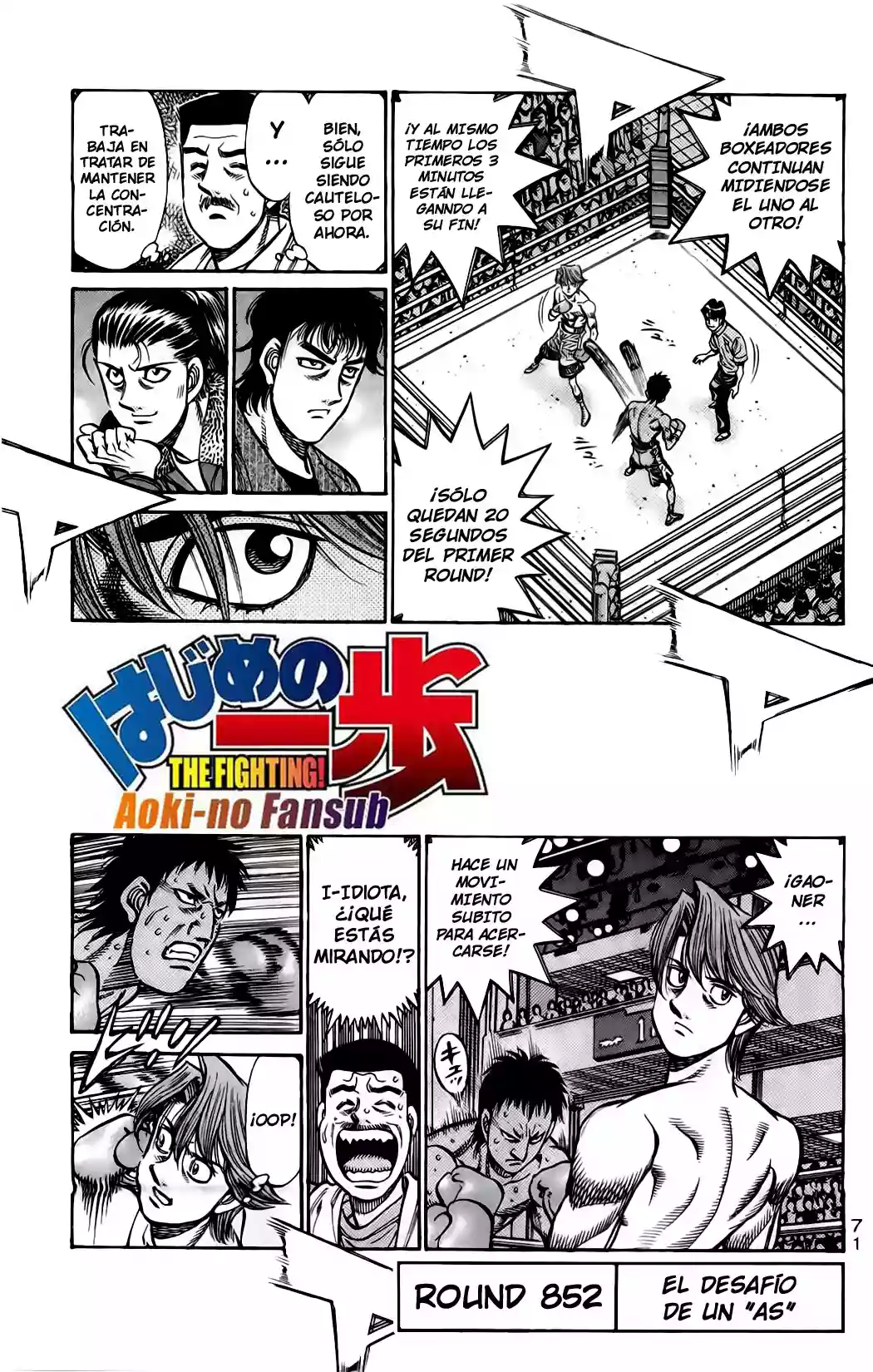 Hajime no Ippo Capítulo 852 - Página 2