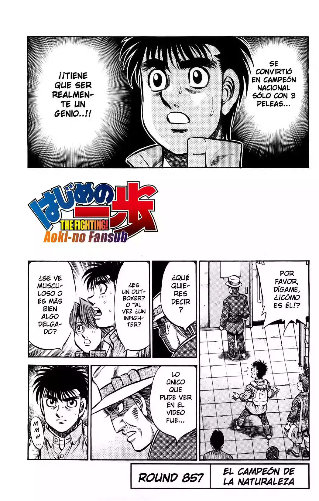 Hajime no Ippo Capítulo 857 - Página 2