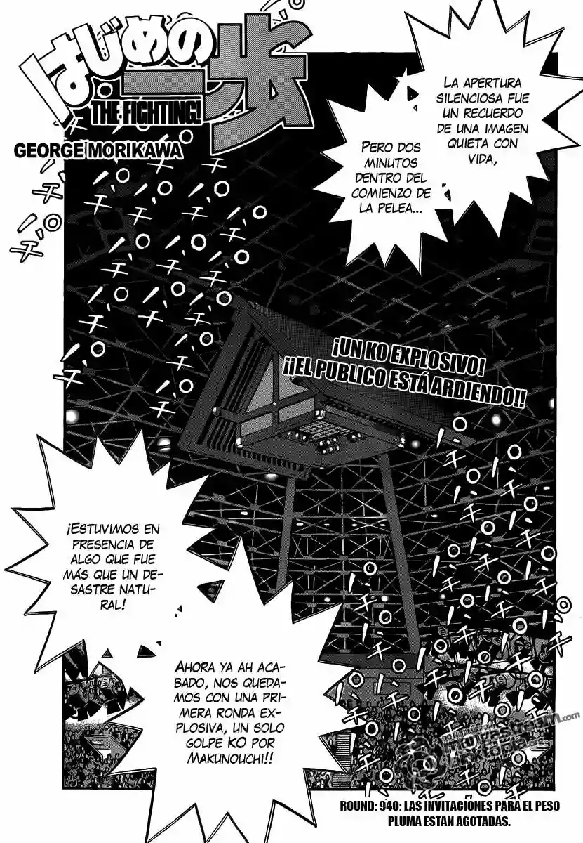Hajime no Ippo Capítulo 940 - Página 1