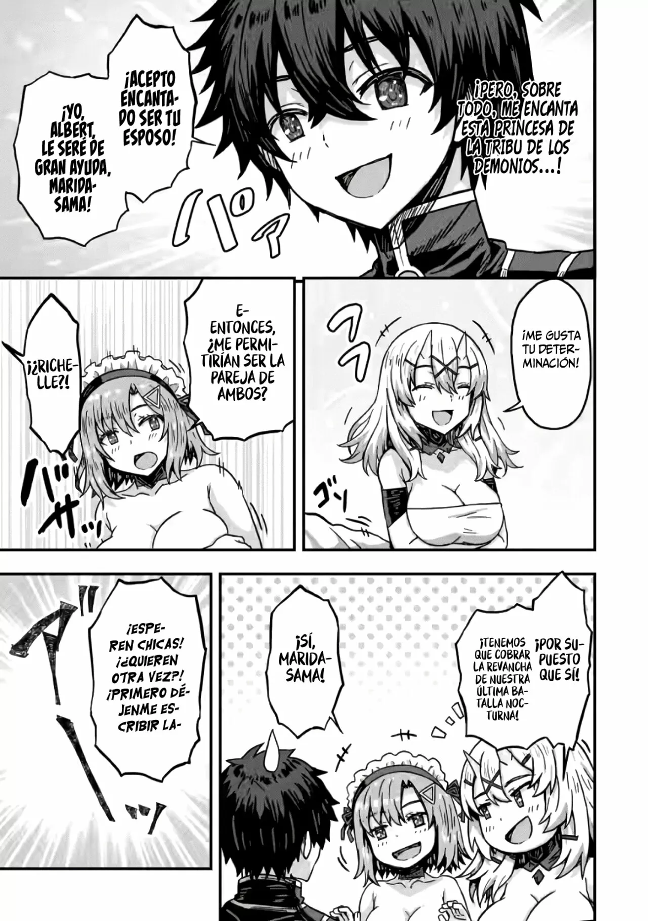 Isekai Saikyou no Yome desu ga, Yoru no Tatakai wa Ore no Hou ga Tsuyoi You desu: Chiryaku o Ikashite Nariagaru Harem Senki Capítulo 1 - Página 25