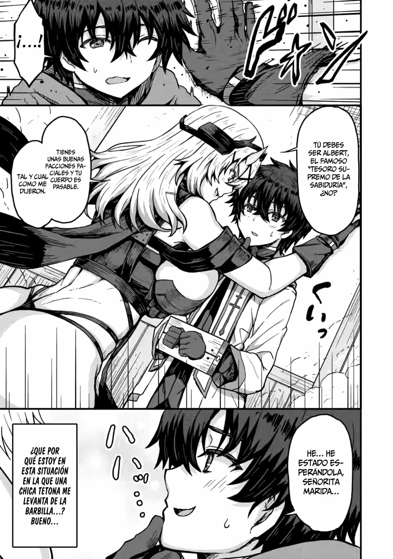 Isekai Saikyou no Yome desu ga, Yoru no Tatakai wa Ore no Hou ga Tsuyoi You desu: Chiryaku o Ikashite Nariagaru Harem Senki Capítulo 1 - Página 5