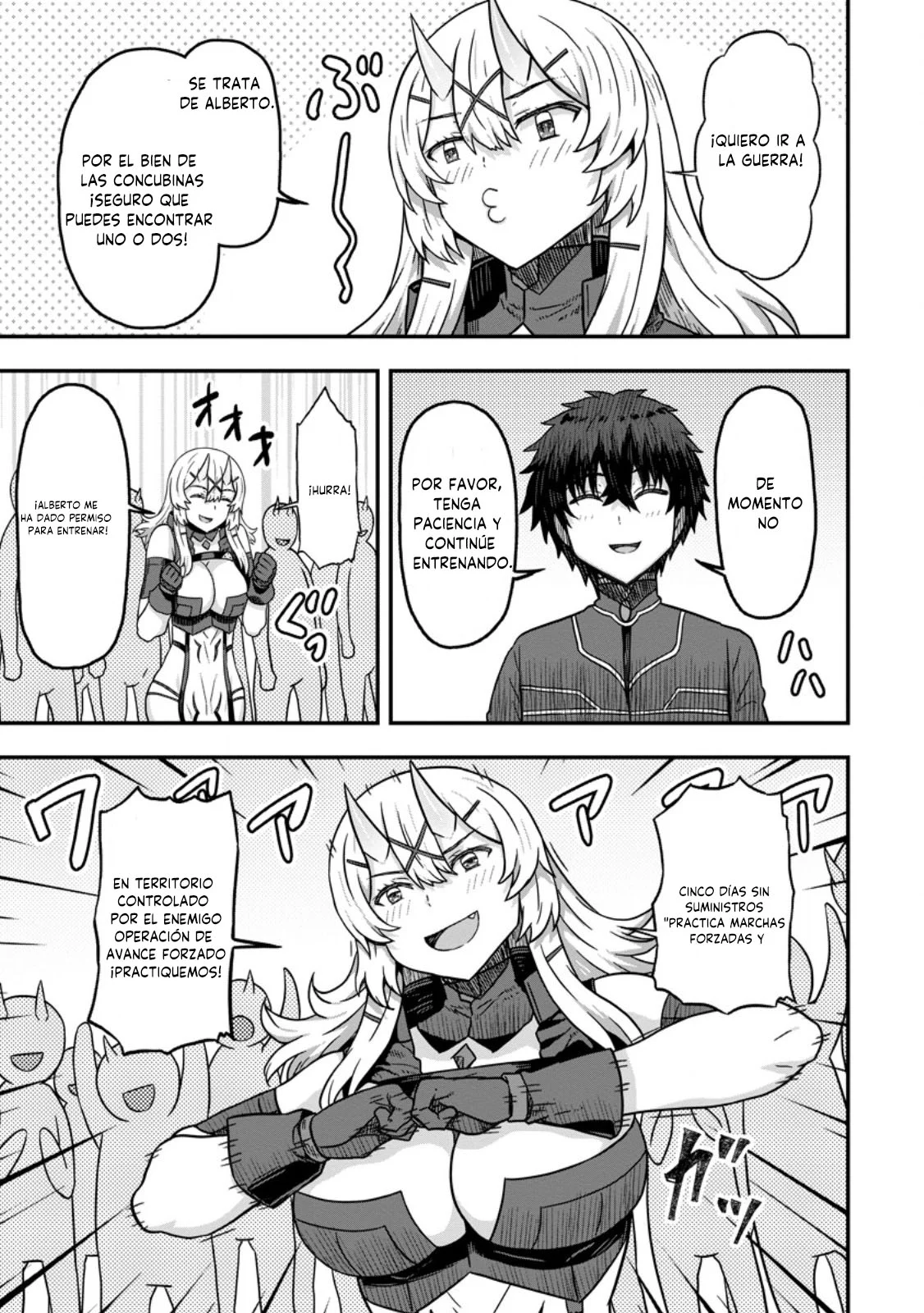 Isekai Saikyou no Yome desu ga, Yoru no Tatakai wa Ore no Hou ga Tsuyoi You desu: Chiryaku o Ikashite Nariagaru Harem Senki Capítulo 10.1 - Página 3