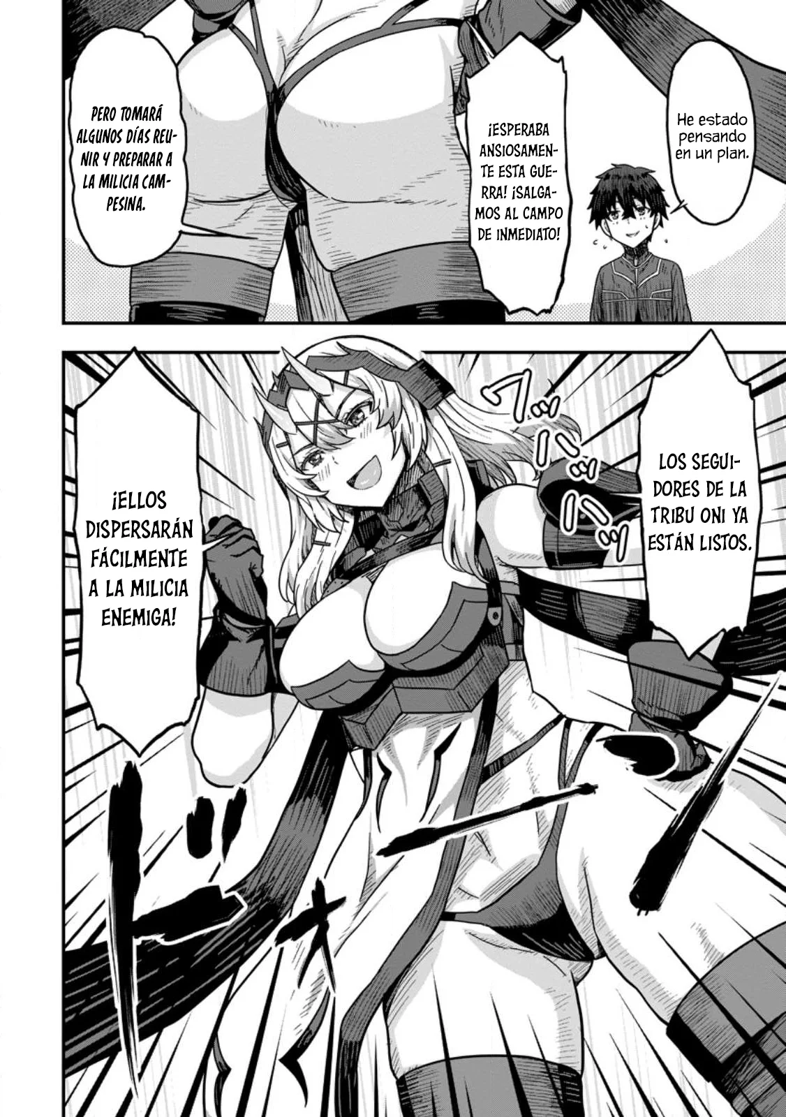 Isekai Saikyou no Yome desu ga, Yoru no Tatakai wa Ore no Hou ga Tsuyoi You desu: Chiryaku o Ikashite Nariagaru Harem Senki Capítulo 5 - Página 28