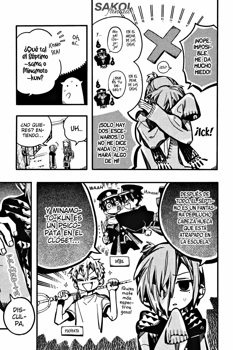 Jibaku Shounen Hanako-kun Capítulo 103 - Página 7