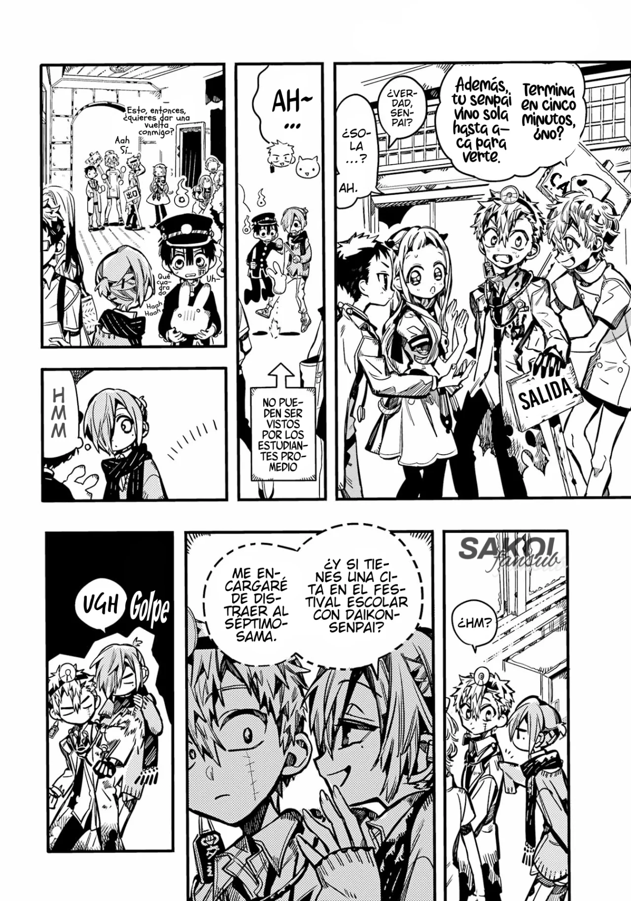 Jibaku Shounen Hanako-kun Capítulo 104 - Página 8