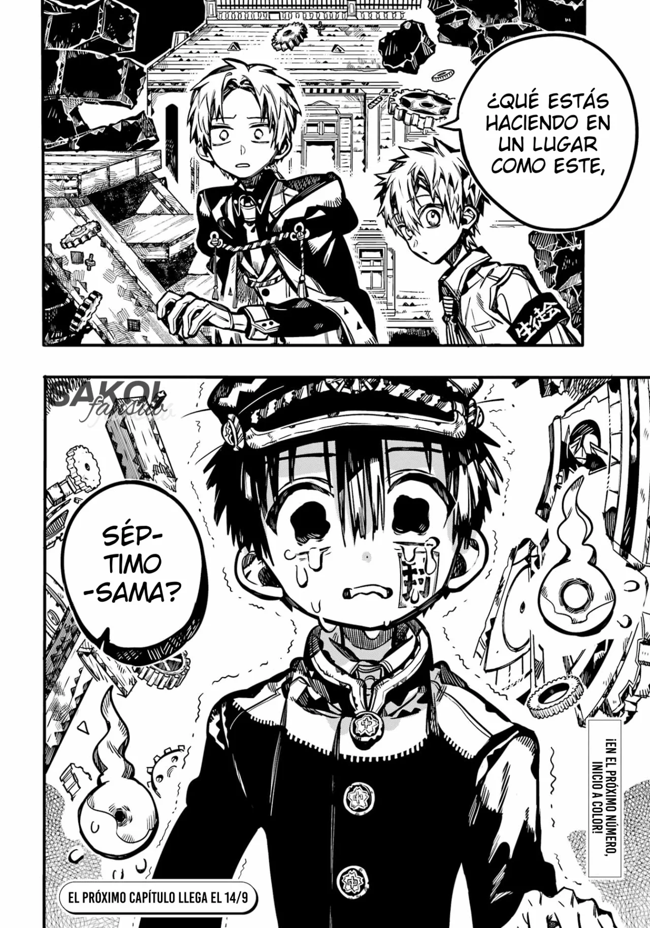 Jibaku Shounen Hanako-kun Capítulo 105 - Página 41