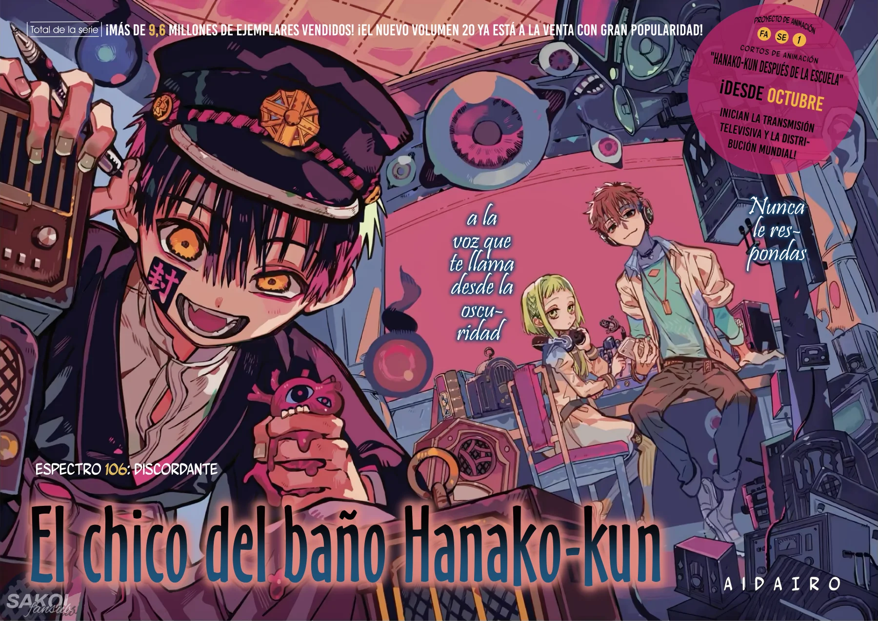 Jibaku Shounen Hanako-kun Capítulo 106 - Página 4