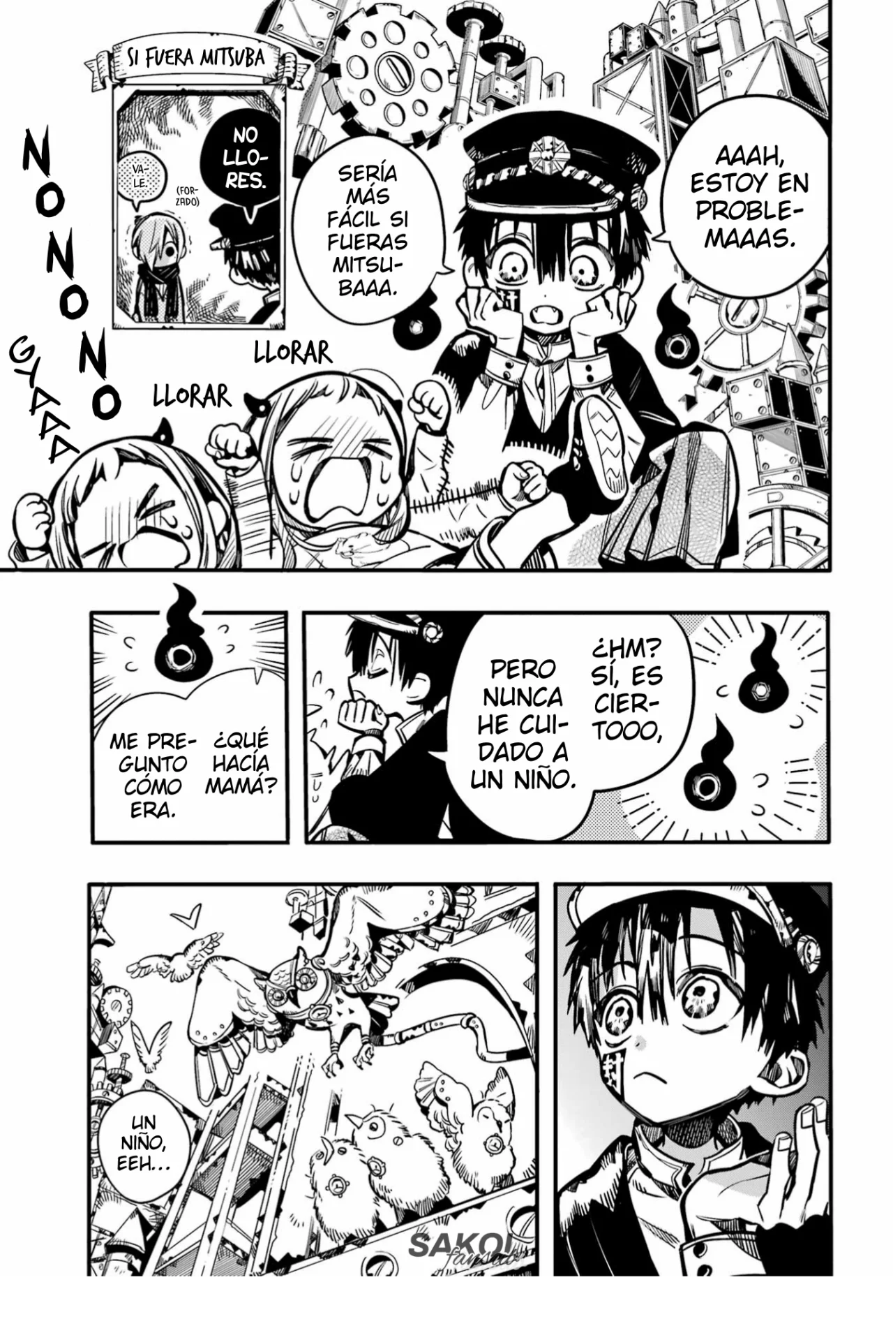 Jibaku Shounen Hanako-kun Capítulo 107 - Página 9