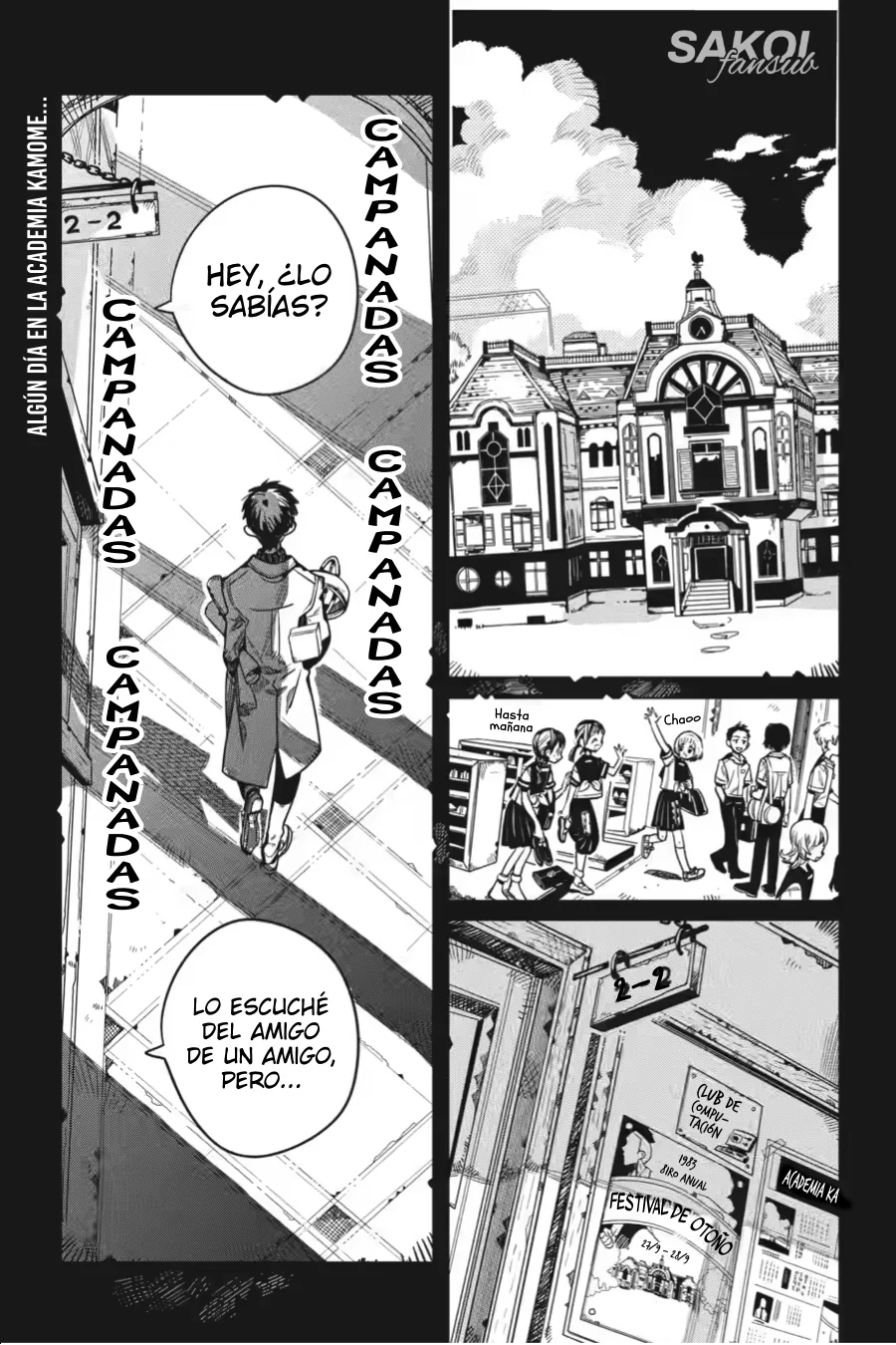 Jibaku Shounen Hanako-kun Capítulo 113 - Página 3