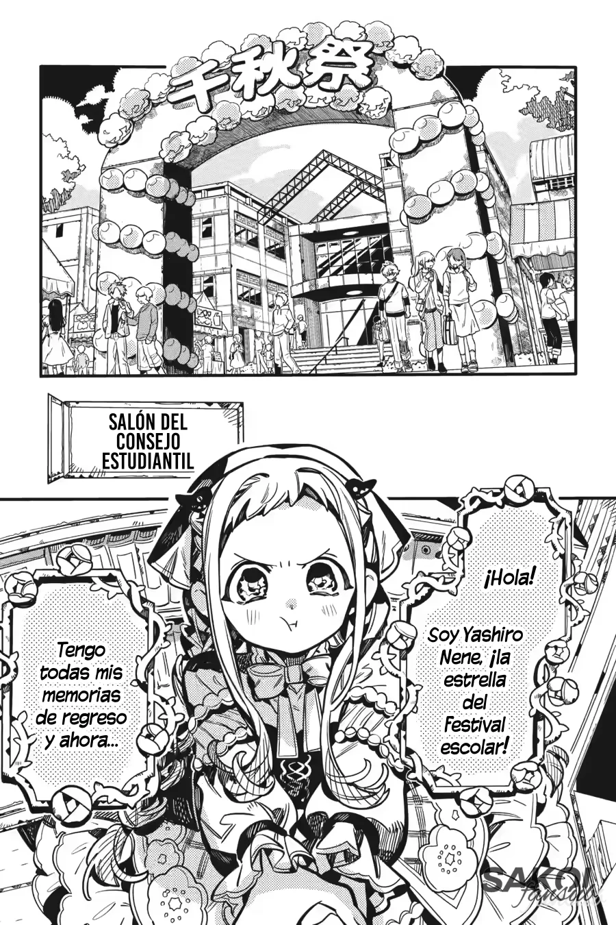 Jibaku Shounen Hanako-kun Capítulo 113 - Página 7