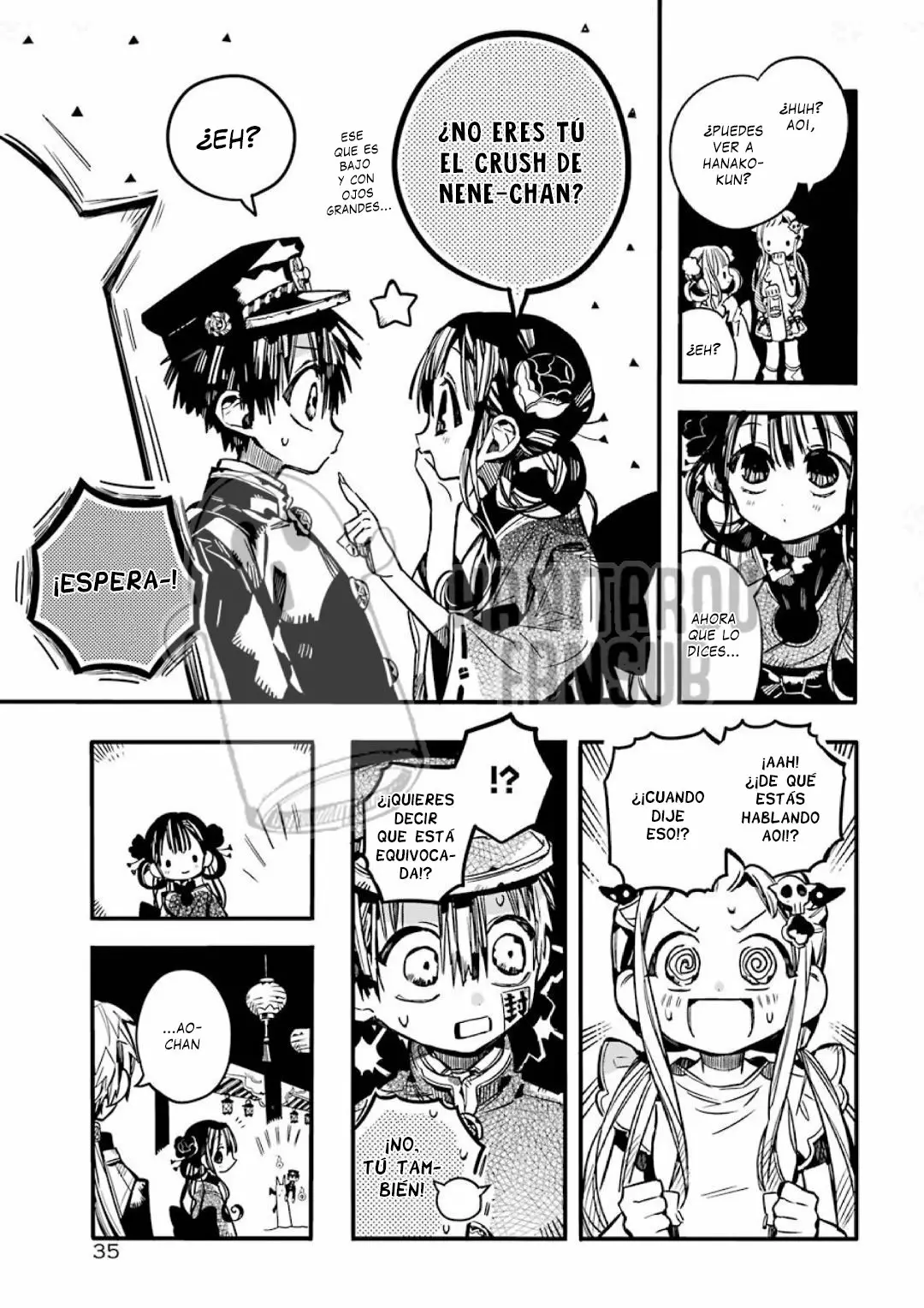 Jibaku Shounen Hanako-kun Capítulo 64 - Página 15