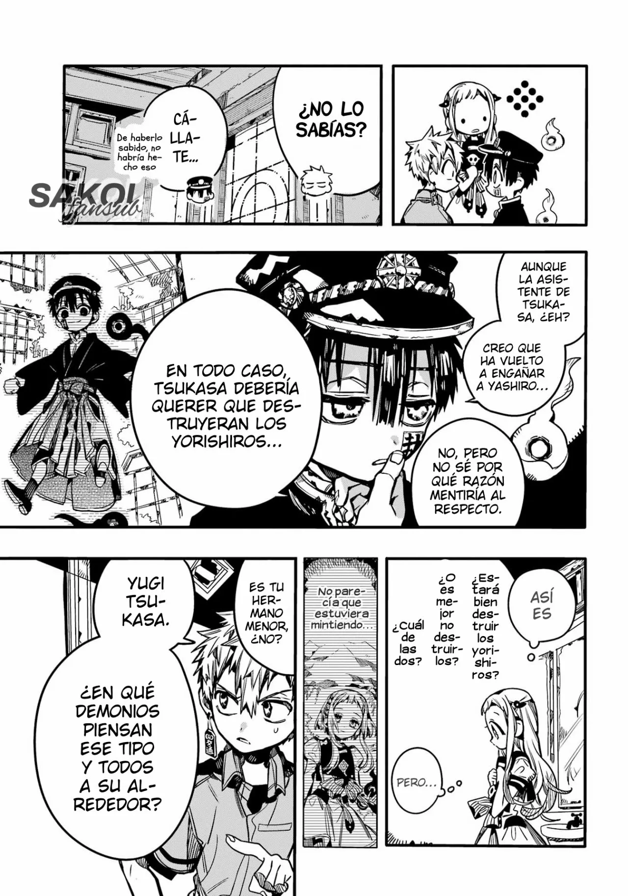 Jibaku Shounen Hanako-kun Capítulo 96 - Página 9