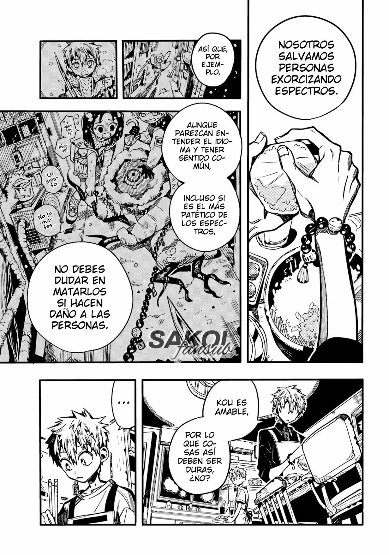 Jibaku Shounen Hanako-kun Capítulo 97 - Página 9