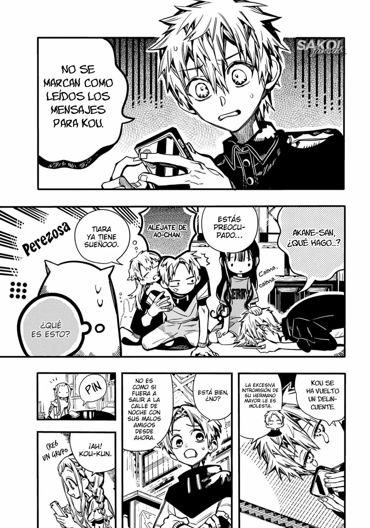 Jibaku Shounen Hanako-kun Capítulo 98 - Página 14