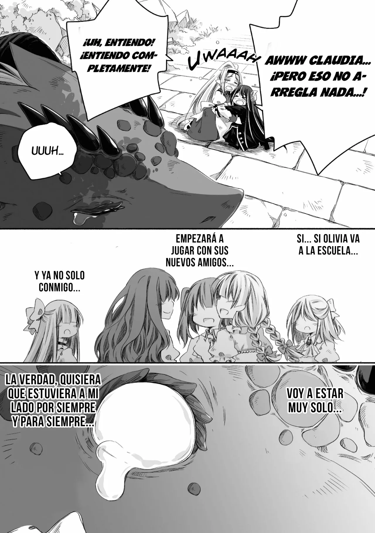 Diario de paternidad del dragón más fuerte que de repente se convirtió en papá～Hija linda, reconfortante y que crece para ser la más fuerte del mundo humano Capítulo 9 - Página 9
